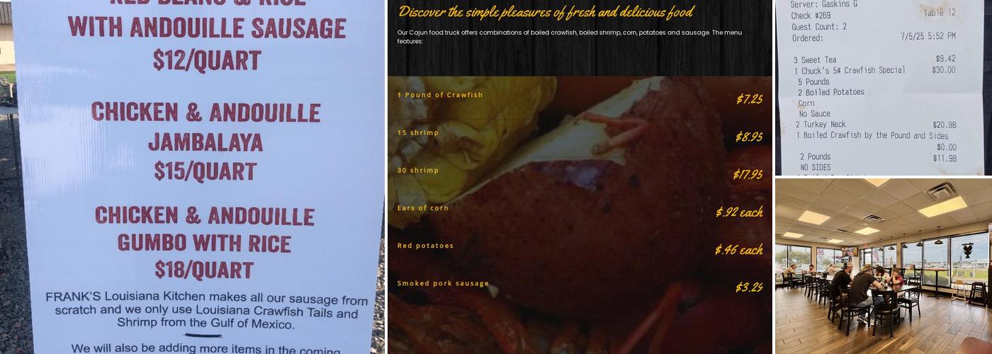 Chuck Wagon Crawfish Menu