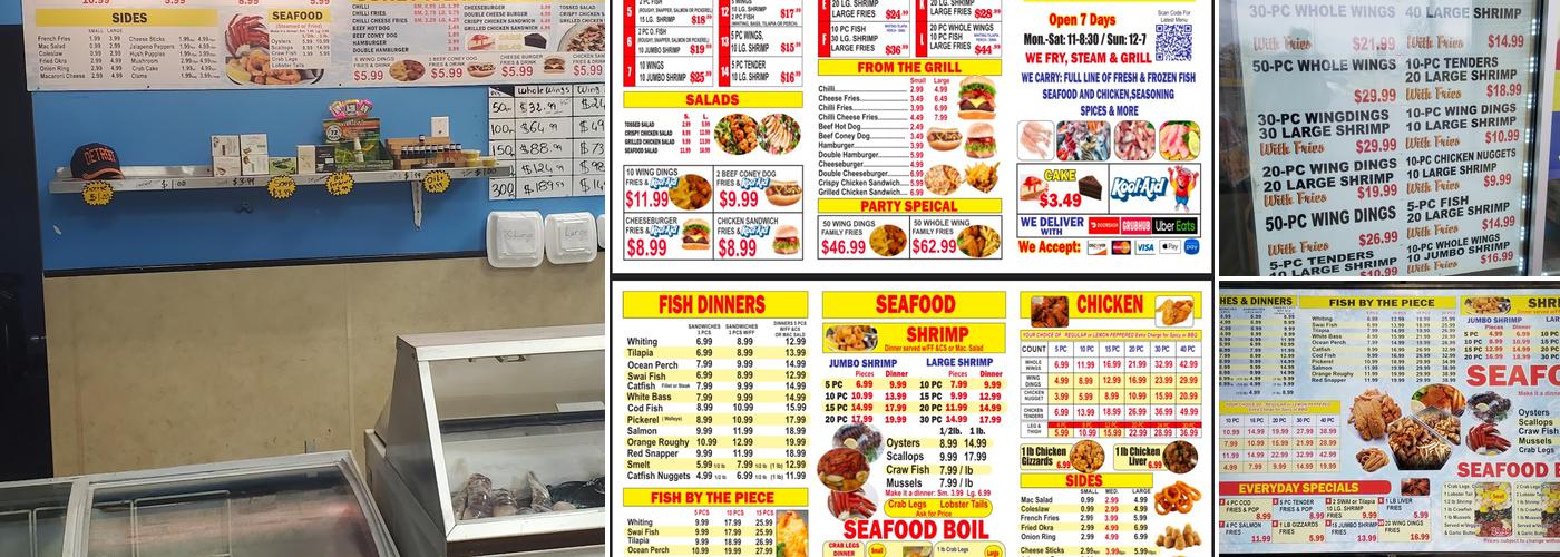 Westland Fish & Chicken Market Menu