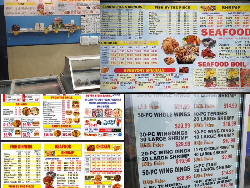 Westland Fish & Chicken Market Menu
