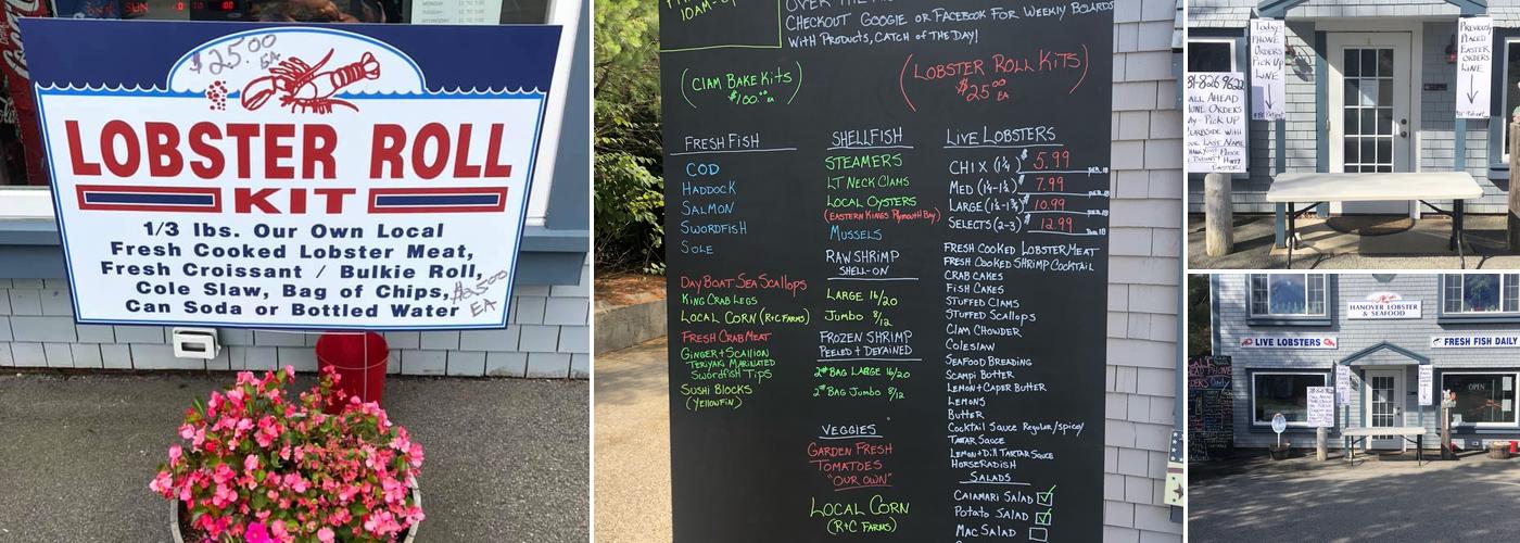 Hanover Lobster & Seafood Menu