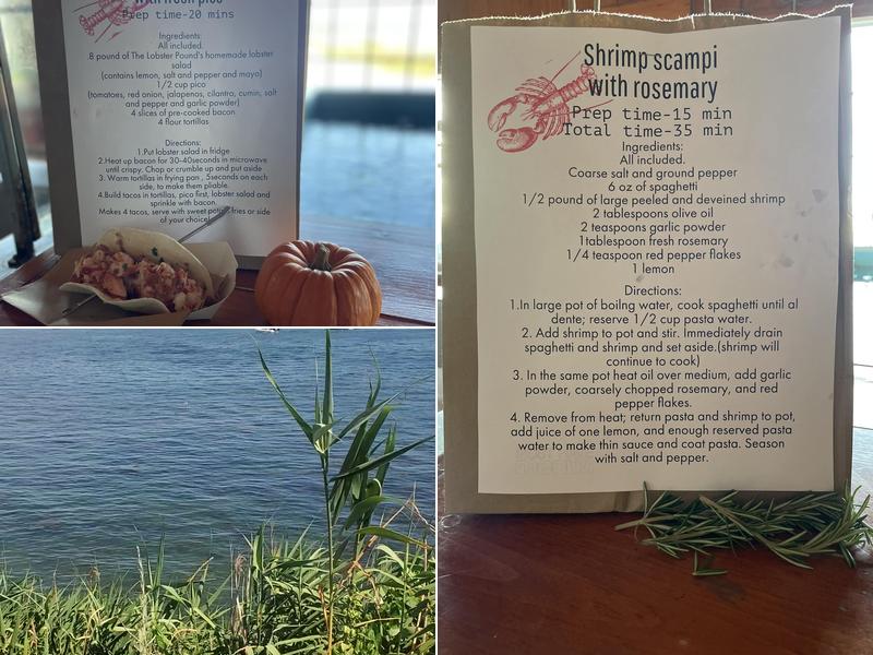 The Lobster Pound Menu