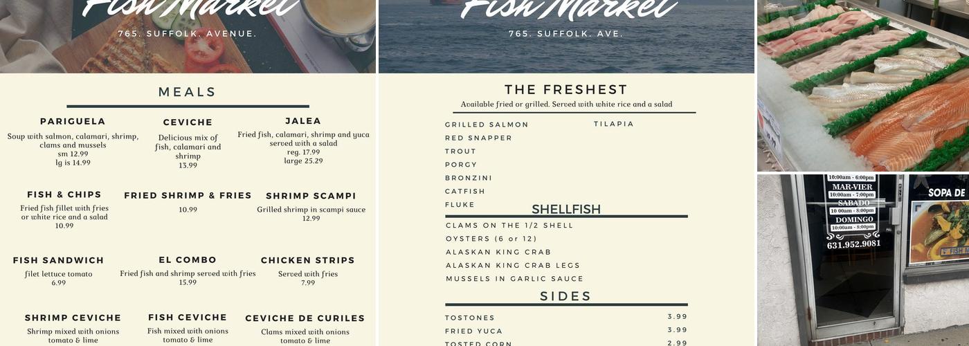 JB's Fish Market Menu
