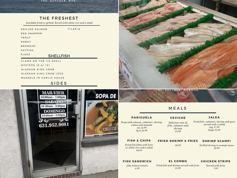 JB's Fish Market Menu