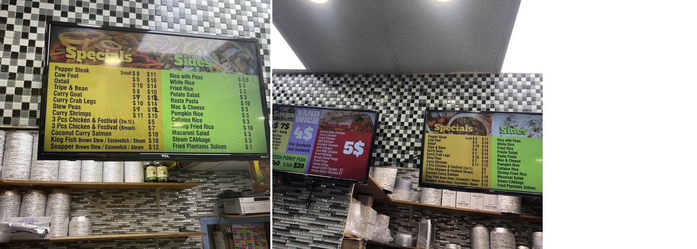 Fishnet Menu