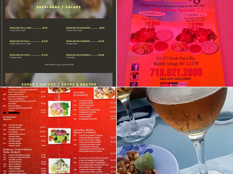 Tropical Menu