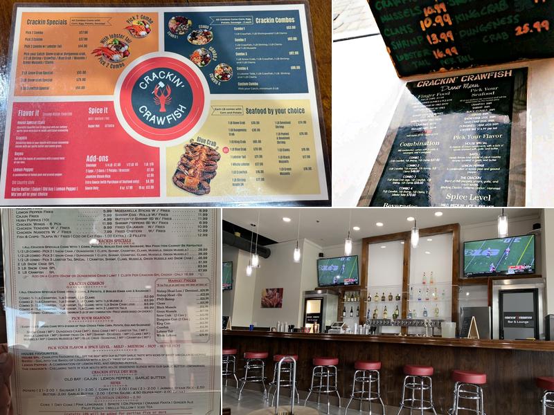 Crackin' Crawfish Menu