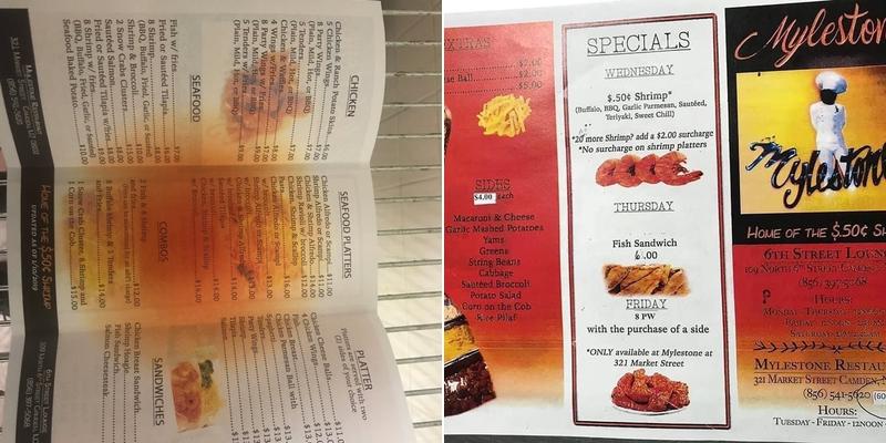 Mylestone Catering Menu