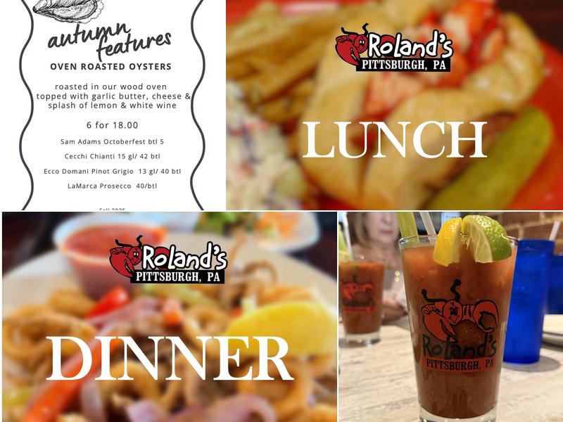 Roland's Seafood Grill Menu