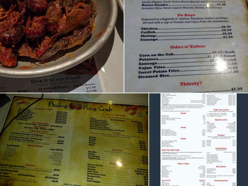 King Crab House Menu