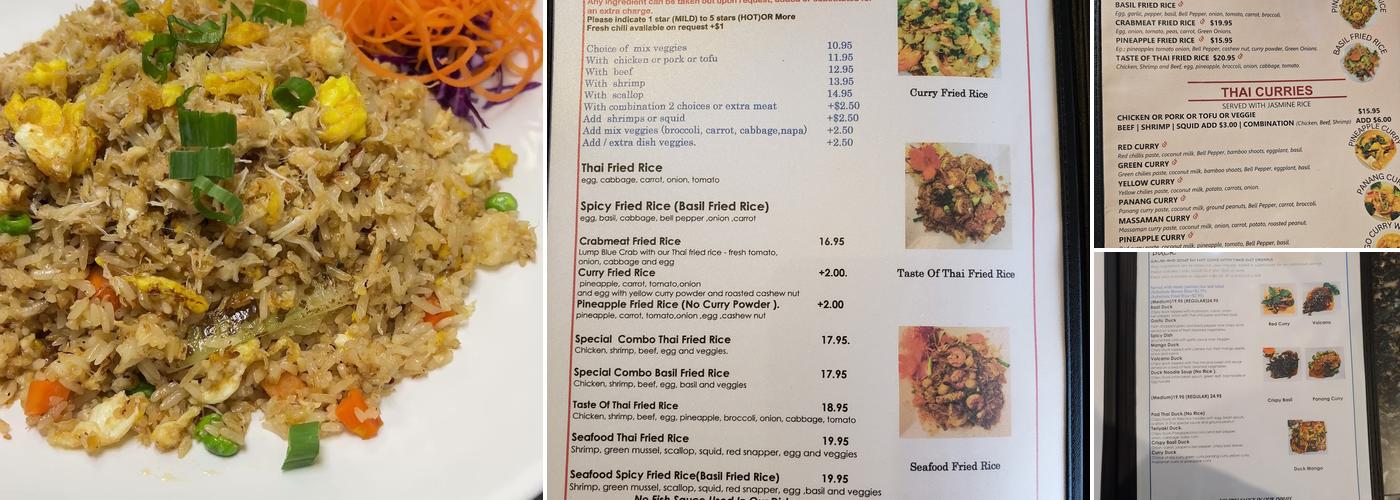 Taste of Thai Plano 3205 Menu