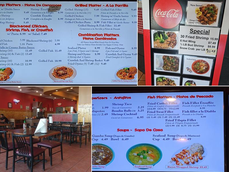 Marina Seafood Kitchen - Fuqua Menu