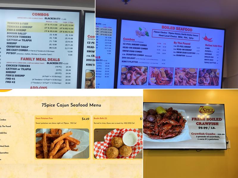 7Spice Menu