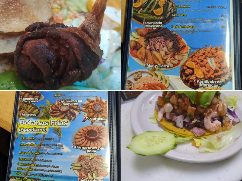 Mi Lindo Mazatlan Restaurant Menu