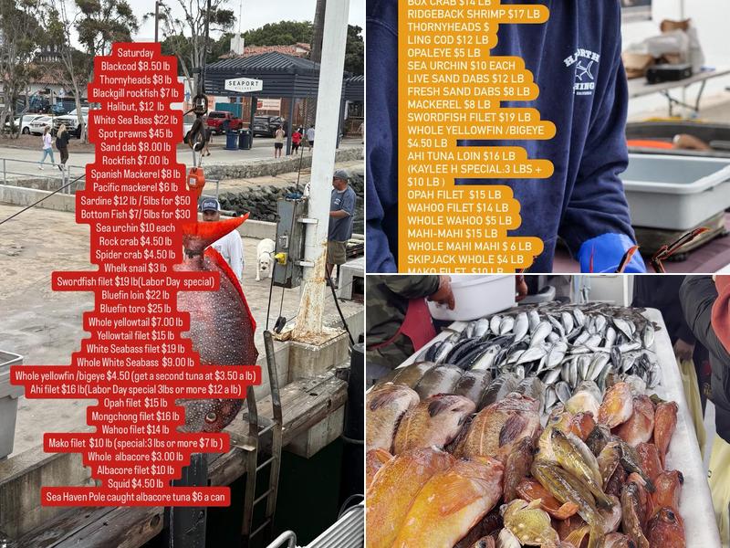 Tuna Harbor Dockside Market Menu