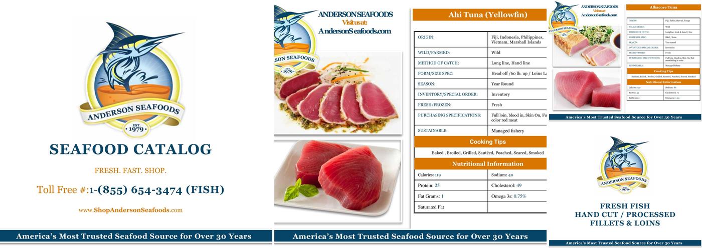 Anderson Seafoods Menu