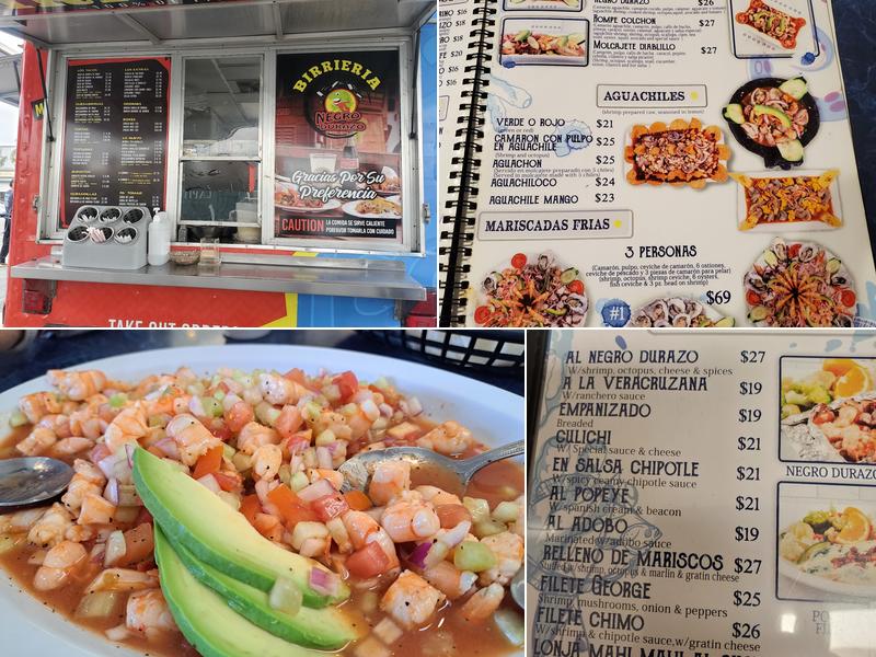 Mariscos Negro Durazo Menu