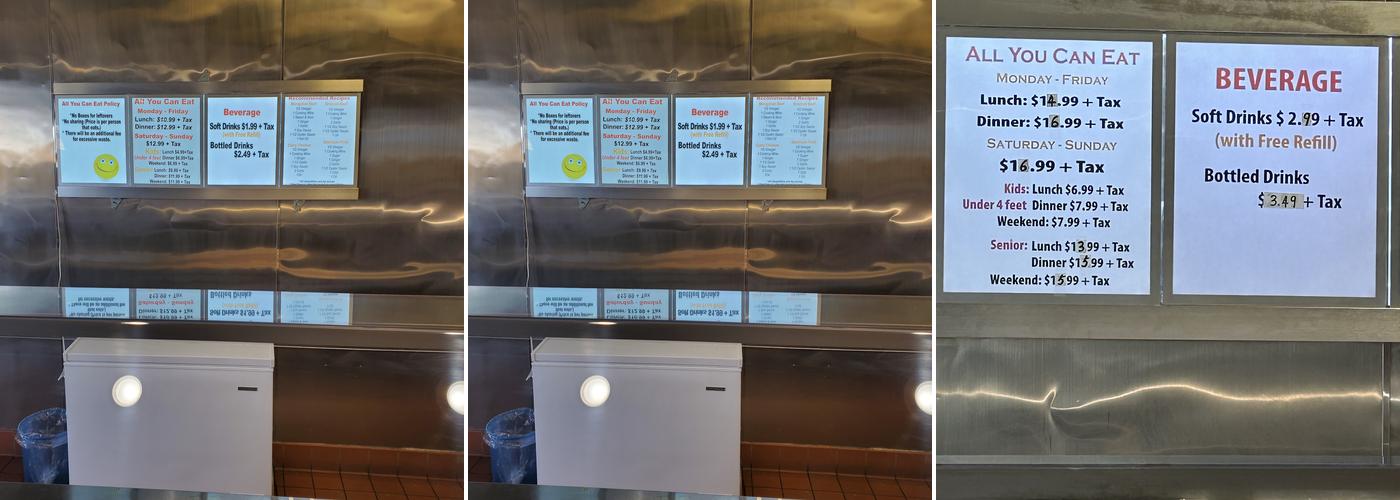 Kahn mongolian grill Menu