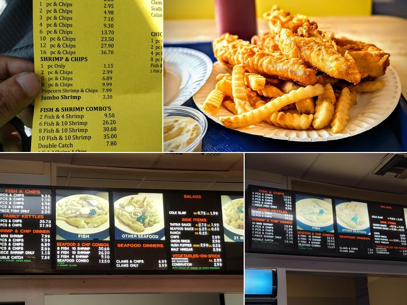 Fish & Chips Menu