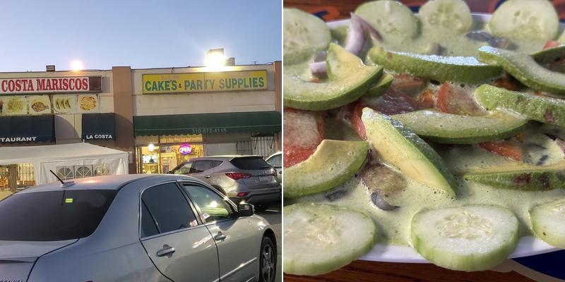 La Costa Mariscos Menu