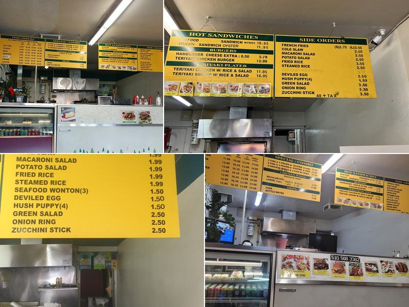 Aqua Fresh Seafoods Menu