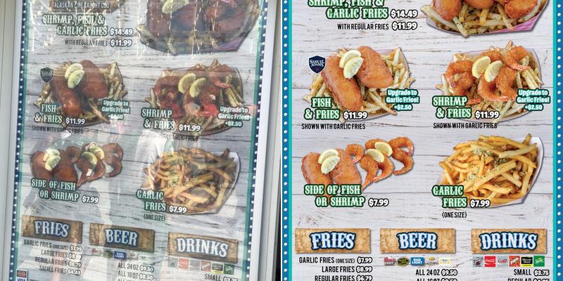 Fish-N-Fry Menu