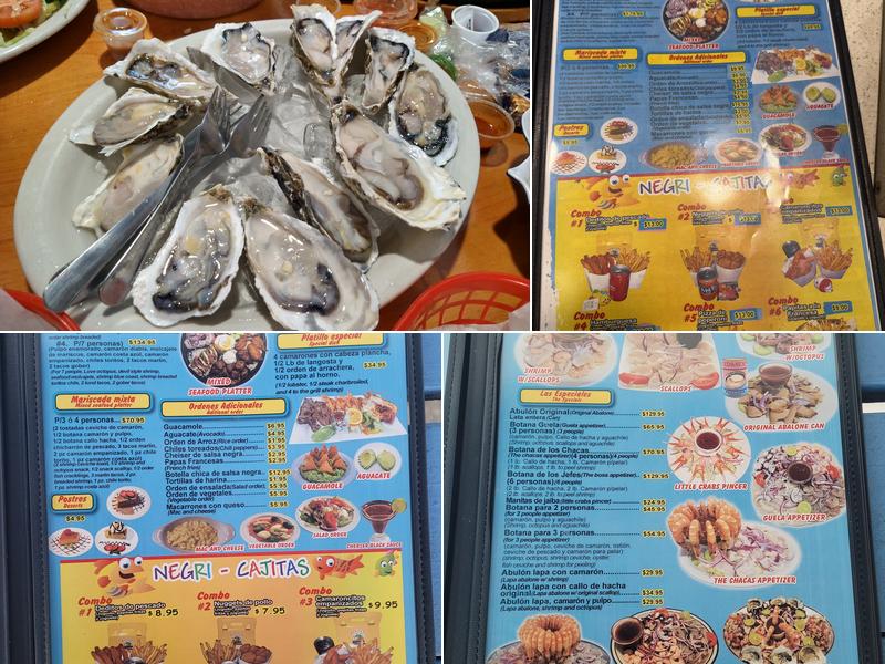 Mariscos Negro Durazo Menu