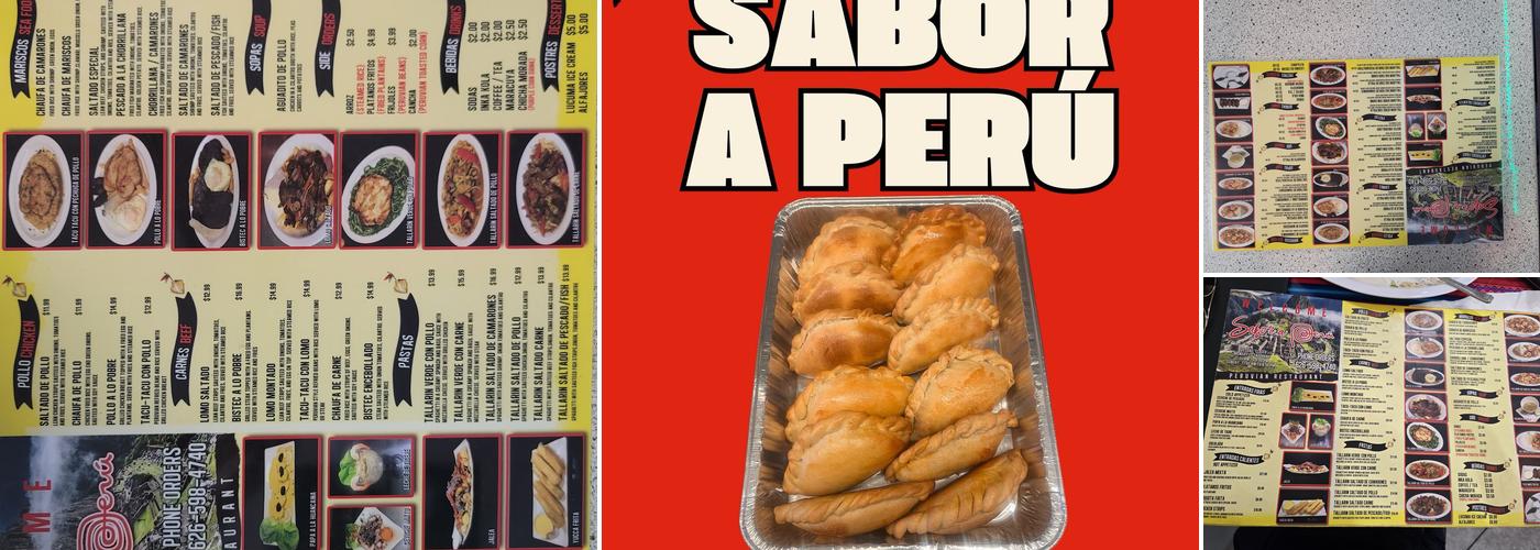 Sabor A Perú Menu