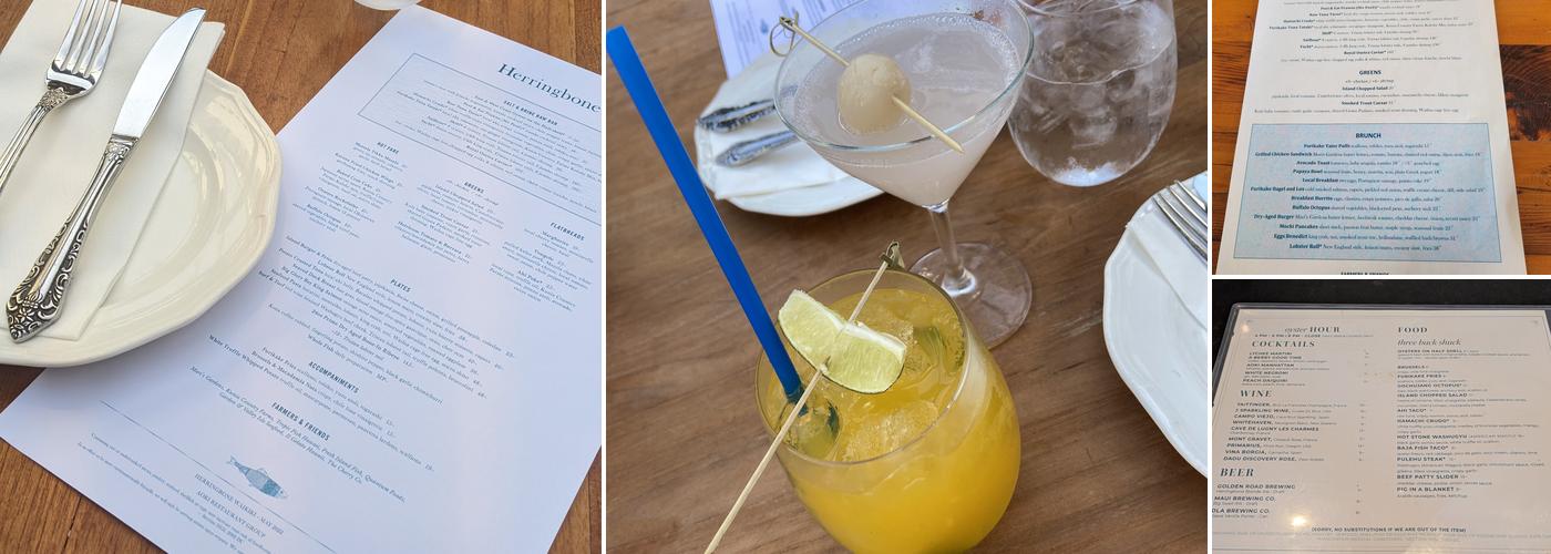 Herringbone Waikiki Menu