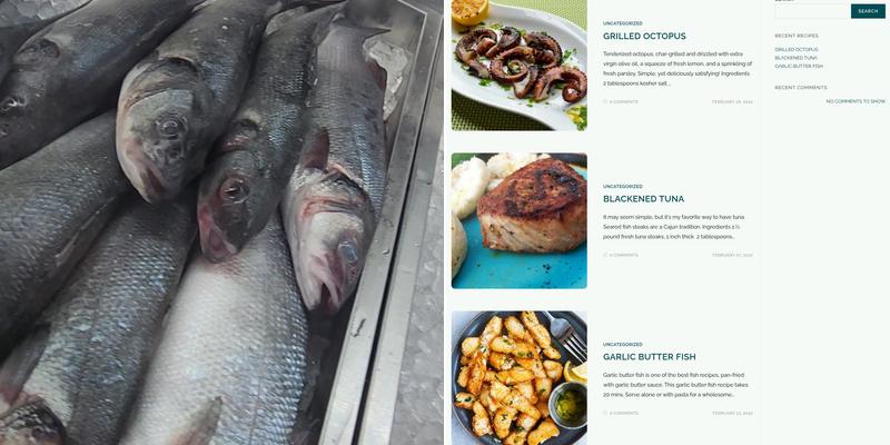 Neptune Fish Market Menu