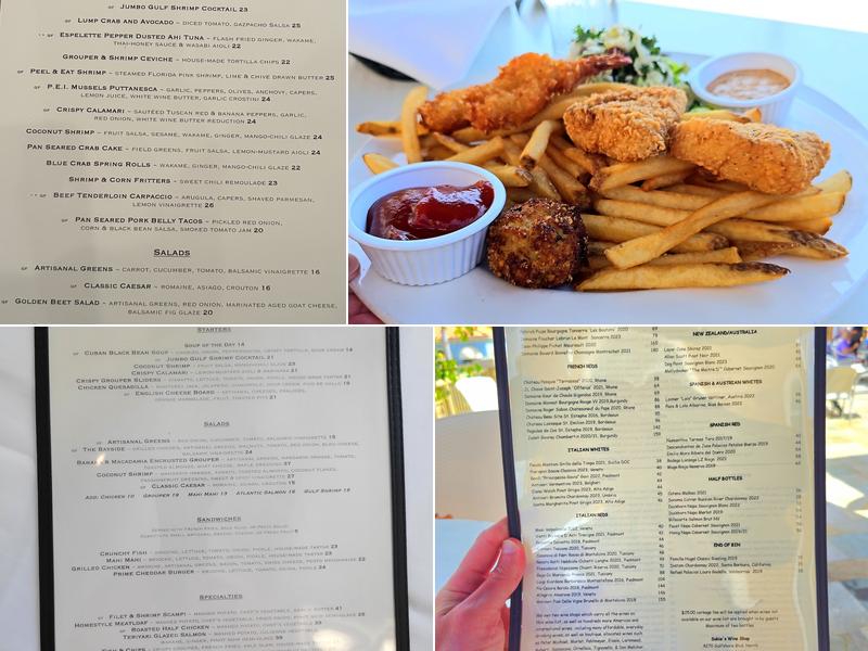 Bayside Seafood Grill & Bar Menu