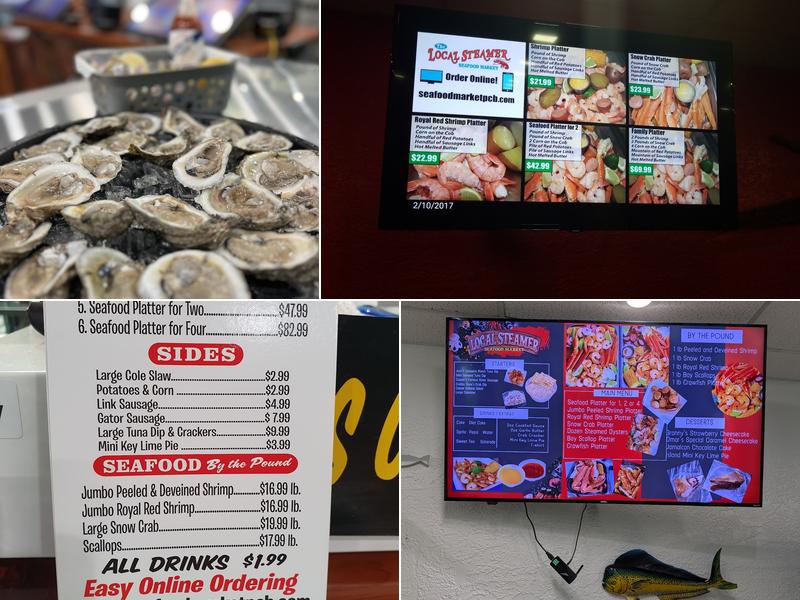 Local Steamer Seafood Market Menu