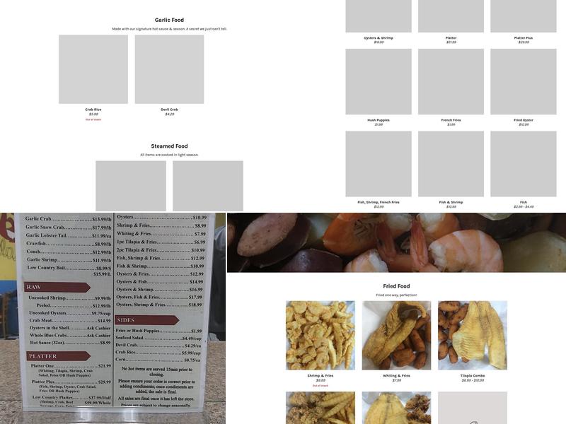 David's Crab House of Savannah Menu