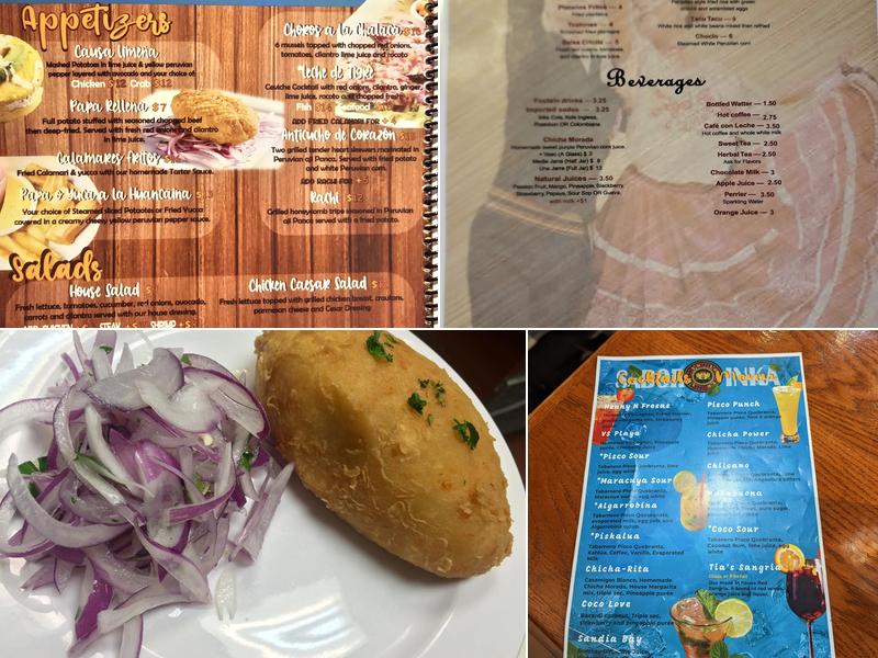 Sabor Inka Menu