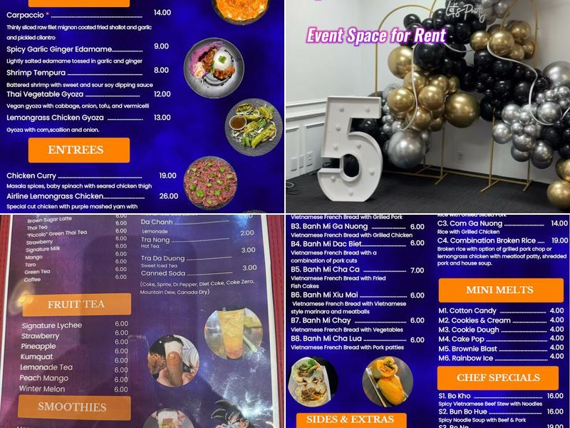 Super Banh Mi Pho Menu