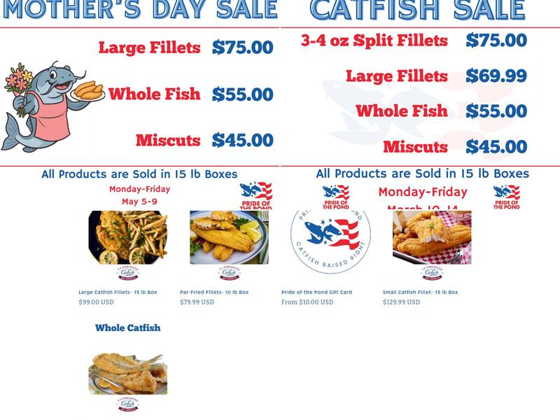 Pride of the Pond Menu