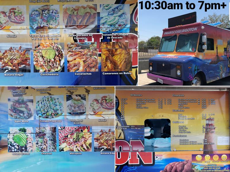 Mariscos El Bigotón Menu