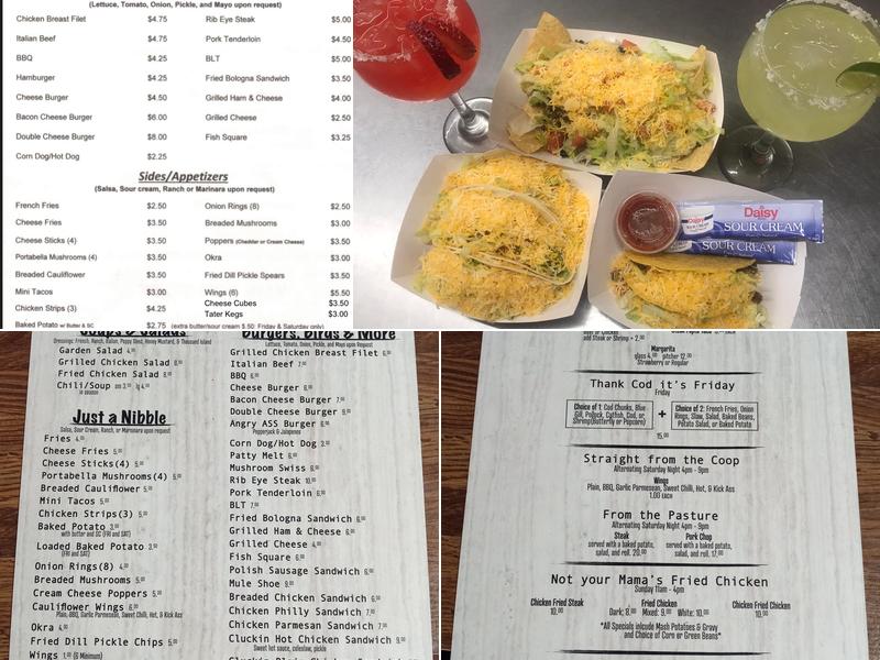 Mule Barn Menu