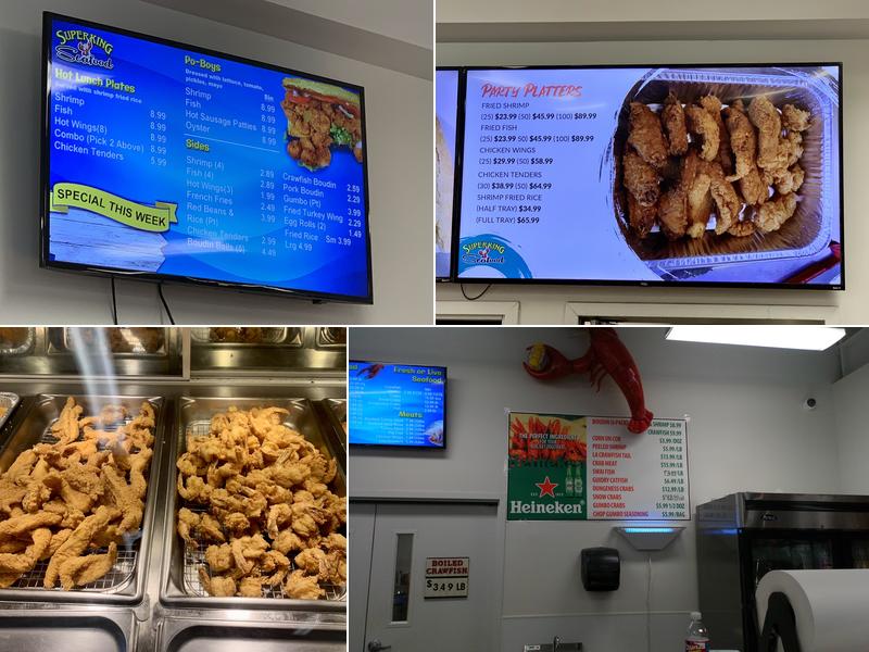 Superking Seafood Menu