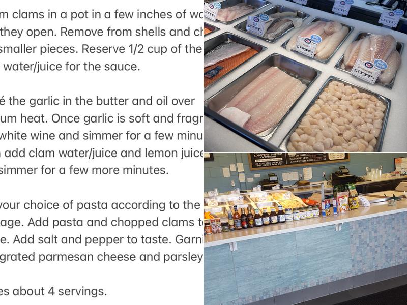 Cape Fish and Lobster Menu