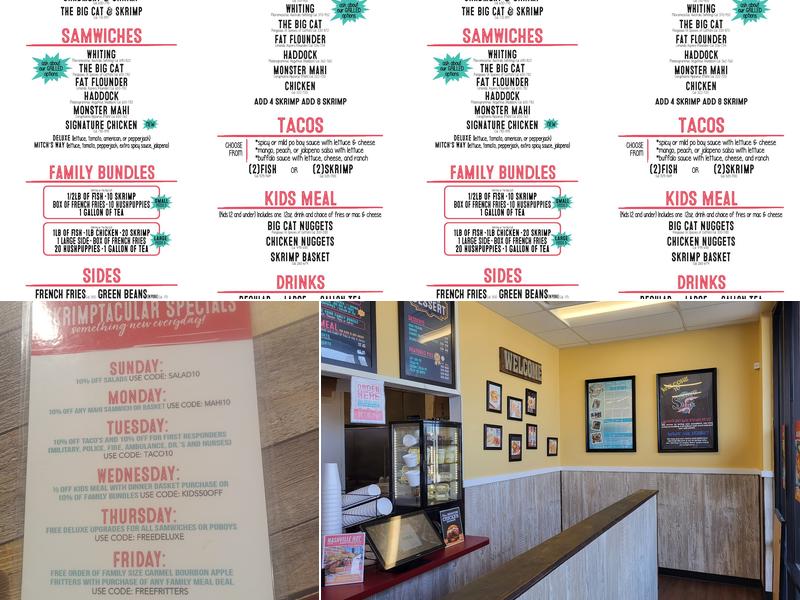 Skrimp Shack Menu