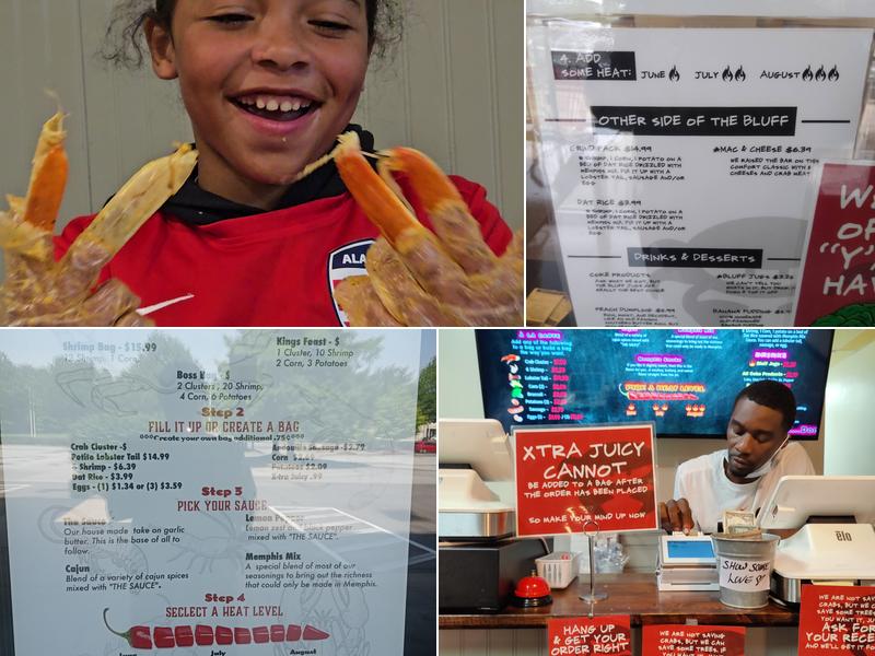 Bluff City Crab Menu