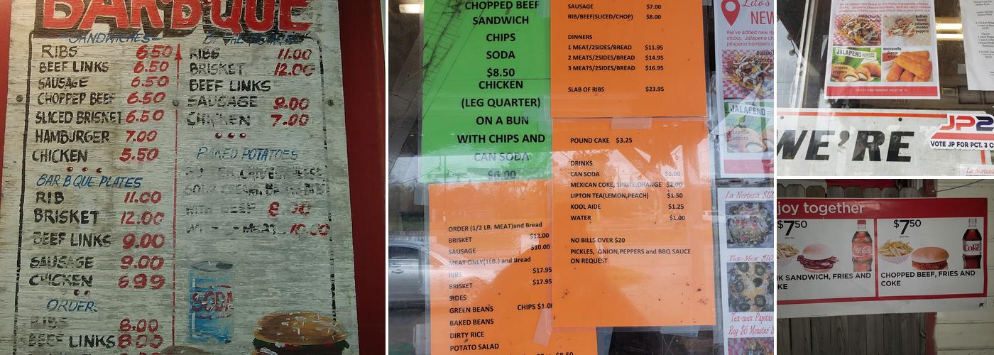 Craven Crawfish Menu