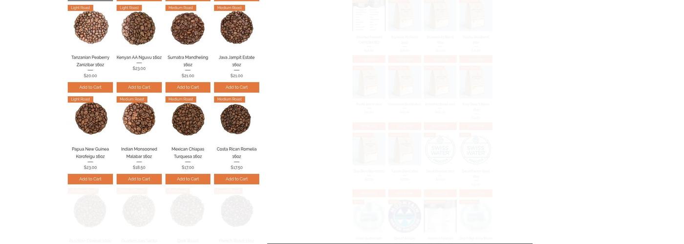 Redding Roasters Menu