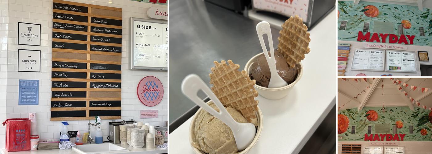 Mayday Ice Cream San Marco Menu