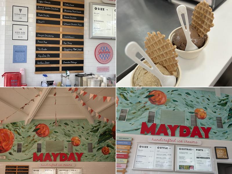 Mayday Ice Cream San Marco Menu