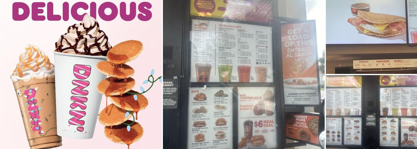 Dunkin' Menu