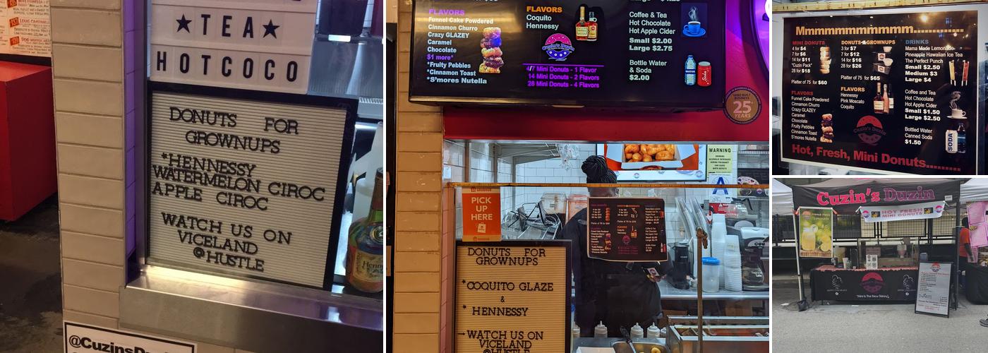 Cuzin’s Duzin Menu