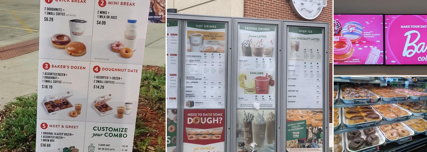 Krispy Kreme Menu