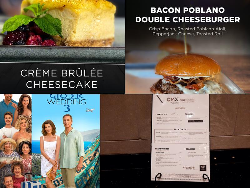CMX CinéBistro Peachtree Corners Menu