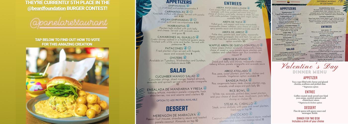 Panela Menu
